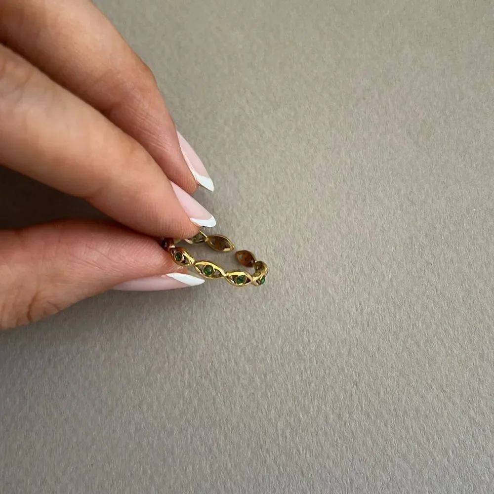 Evil eye ring A1254